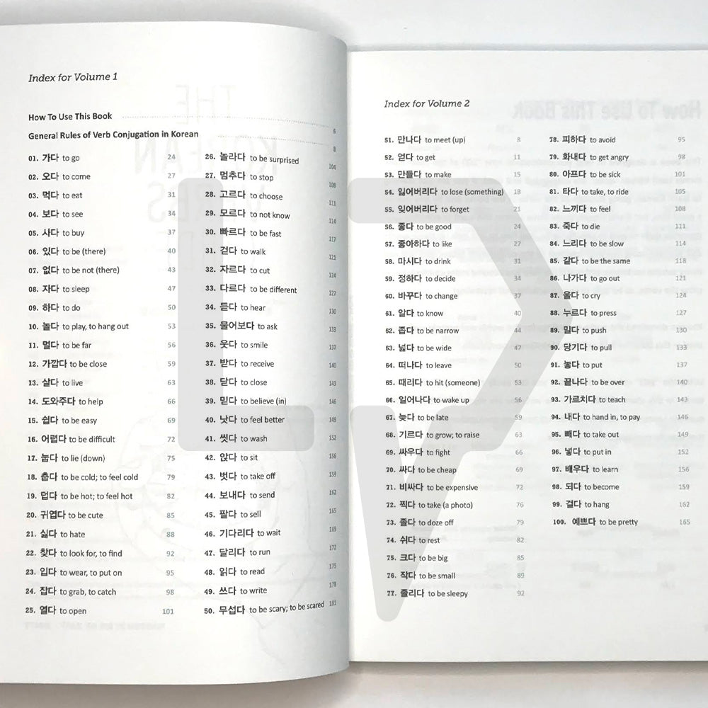 The Korean Verbs Guide 한국어 학습자가 반드시 알아야 할 동사 가이드 - Life Pattern Korea