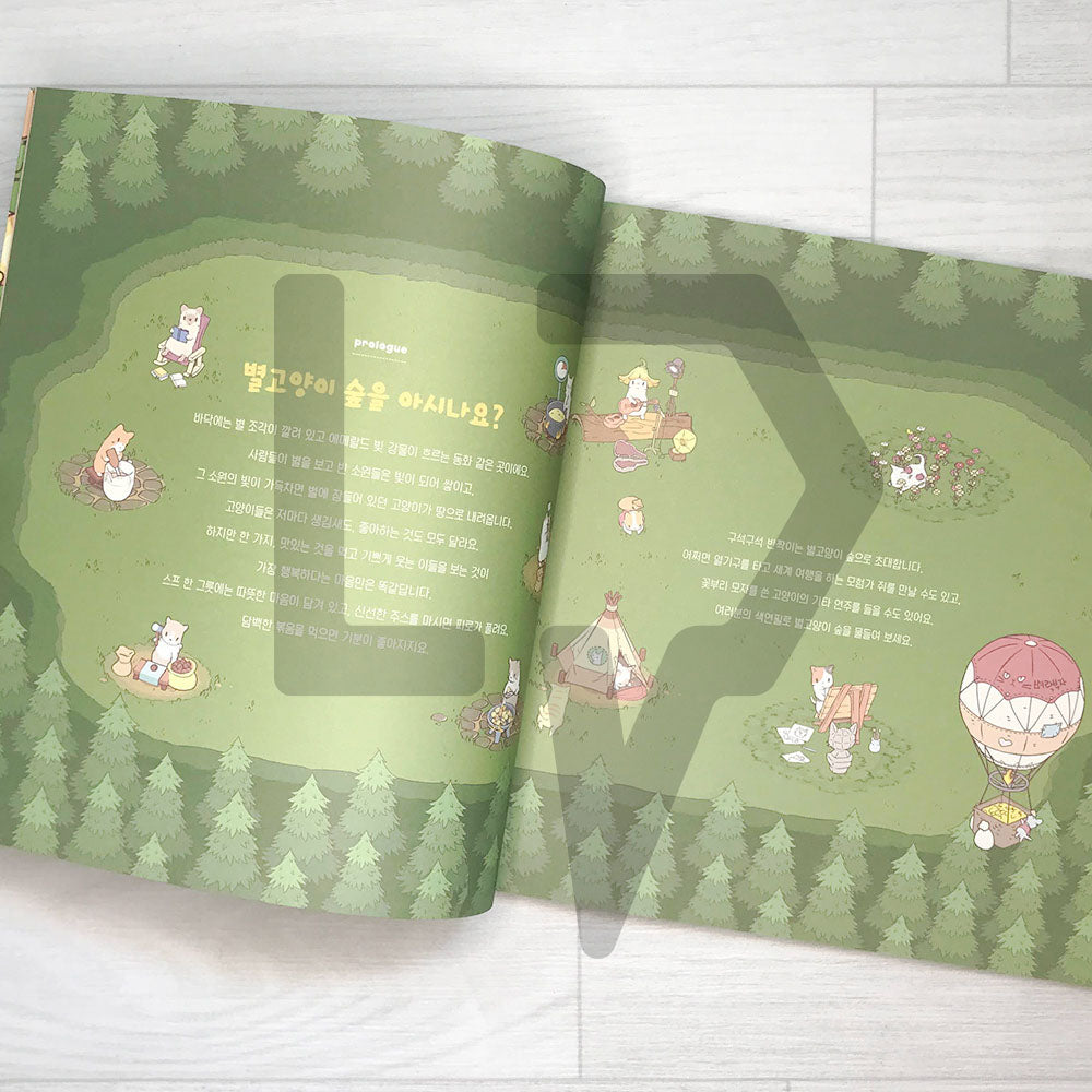 Cats & Soup Coloring Book 고양이와 스프 컬러링북