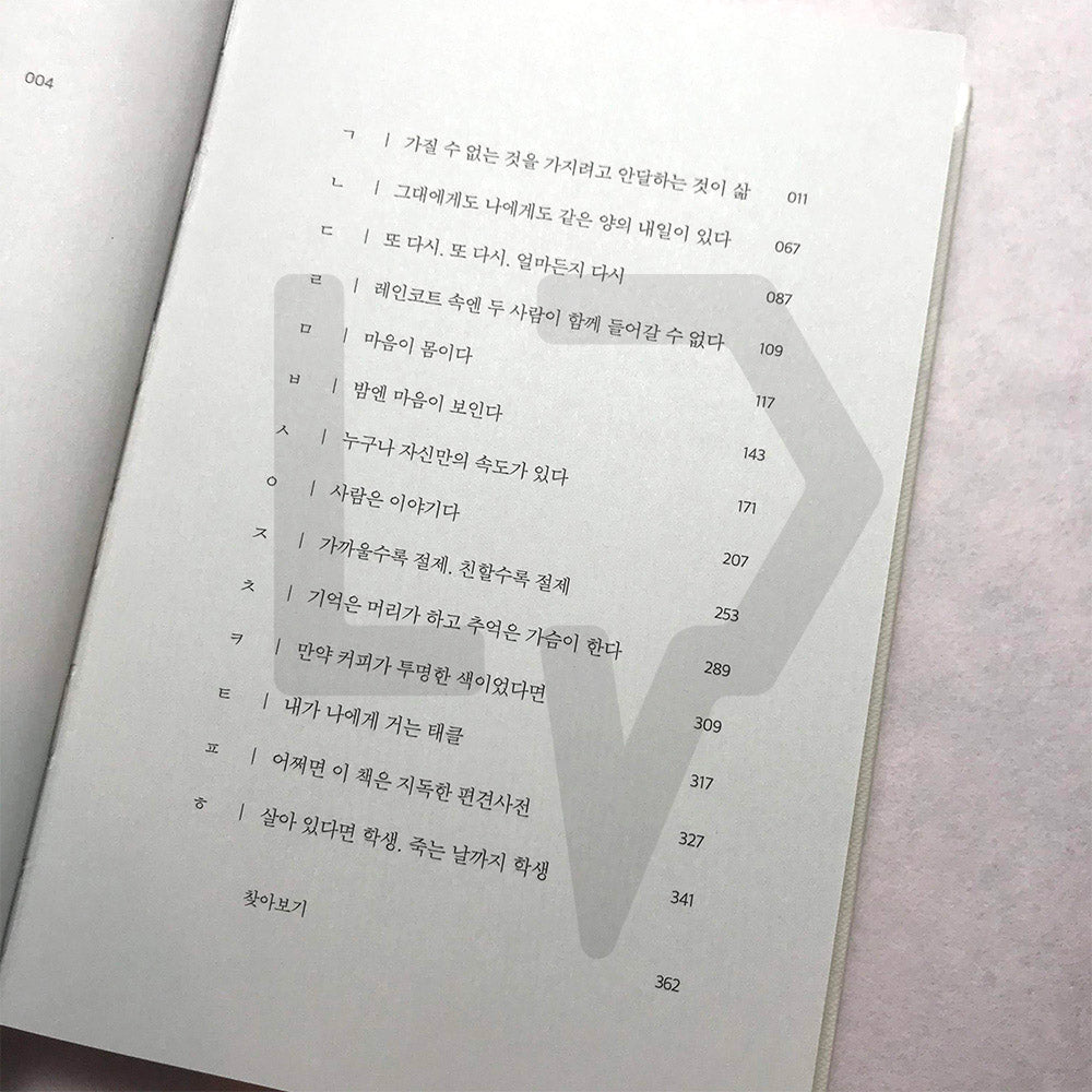 Dictionary of Human 사람사전 - Life Pattern Korea