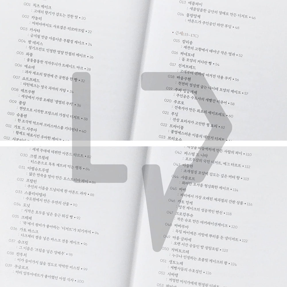 Dessert Dictionary 디저트 사전 - Life Pattern Korea
