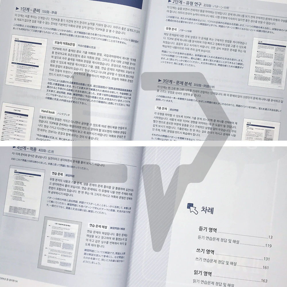 Korean Language Bank TOPIK 2: OK with this one book 한국어뱅크 토픽 2 한 권이면 OK (Japanese) - Life Pattern Korea