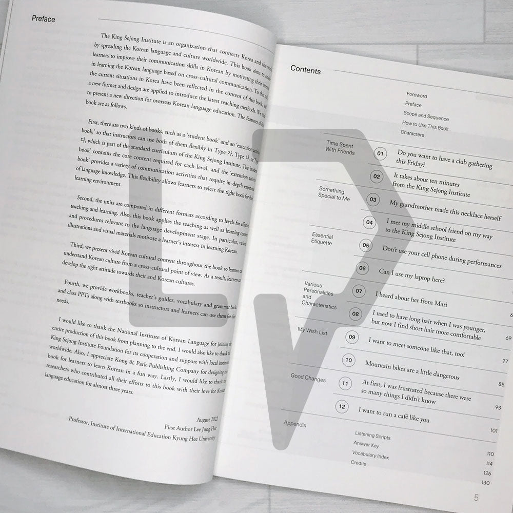 Sejong Korean Student Book 2B Eng. (2022 Edition)