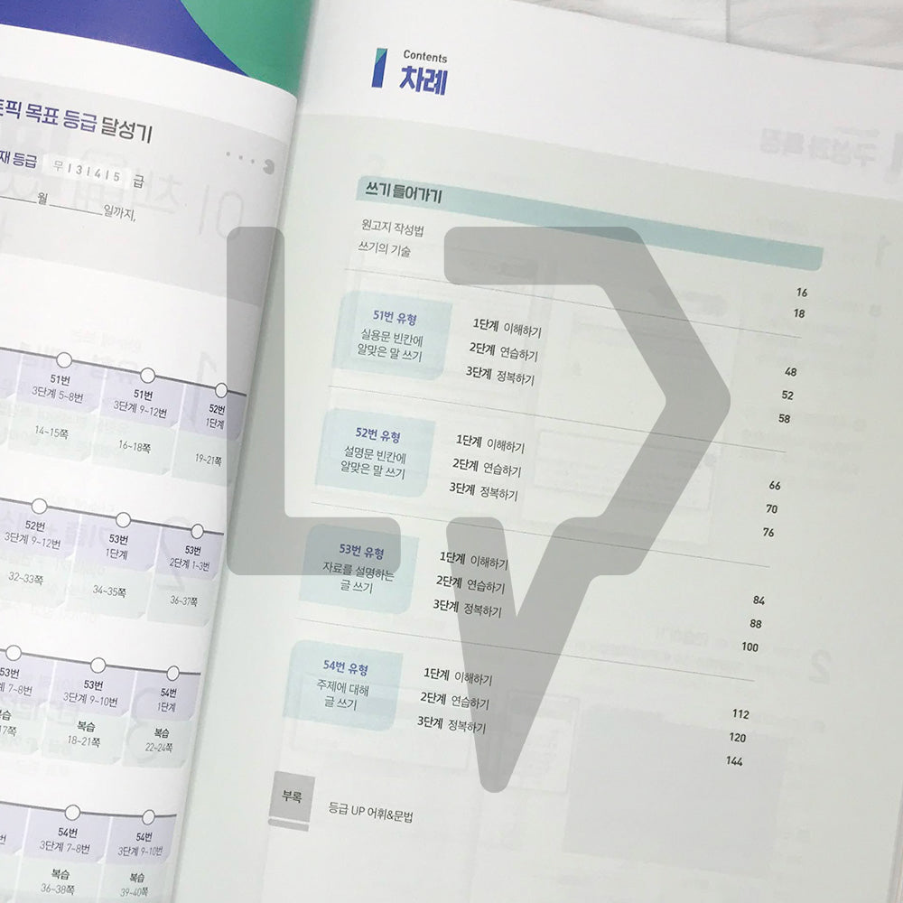 Eduwill TOPIK 2 Writing 에듀윌 한입토픽 2 쓰기 (2022) - Life Pattern Korea
