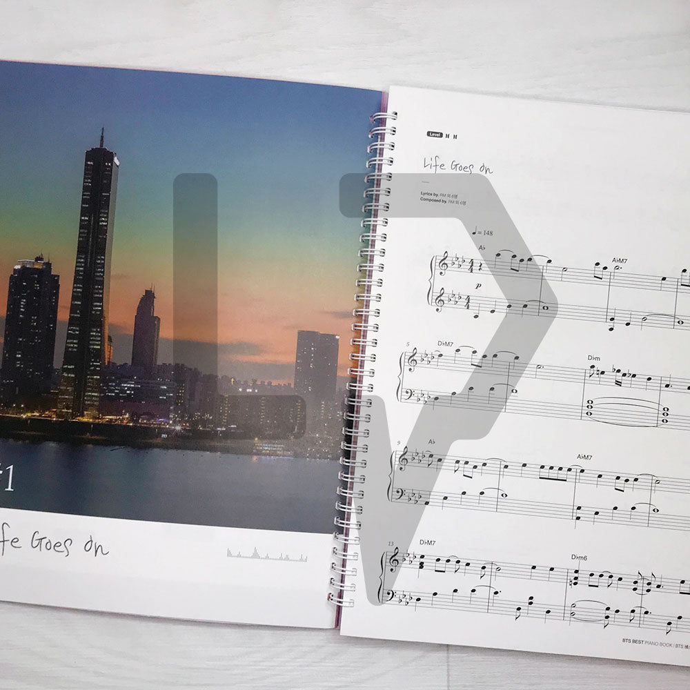 BTS Best Piano Book by DooPiano 두피아노의 BTS 베스트 피아노 연주곡집 - Life Pattern Korea