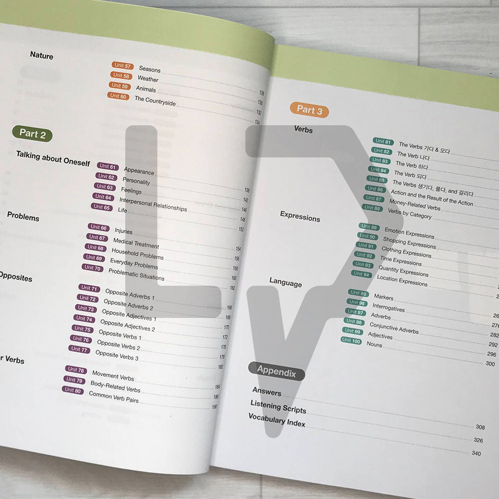 Korean Made Easy Vocabulary (English Ver.) 2nd Edition