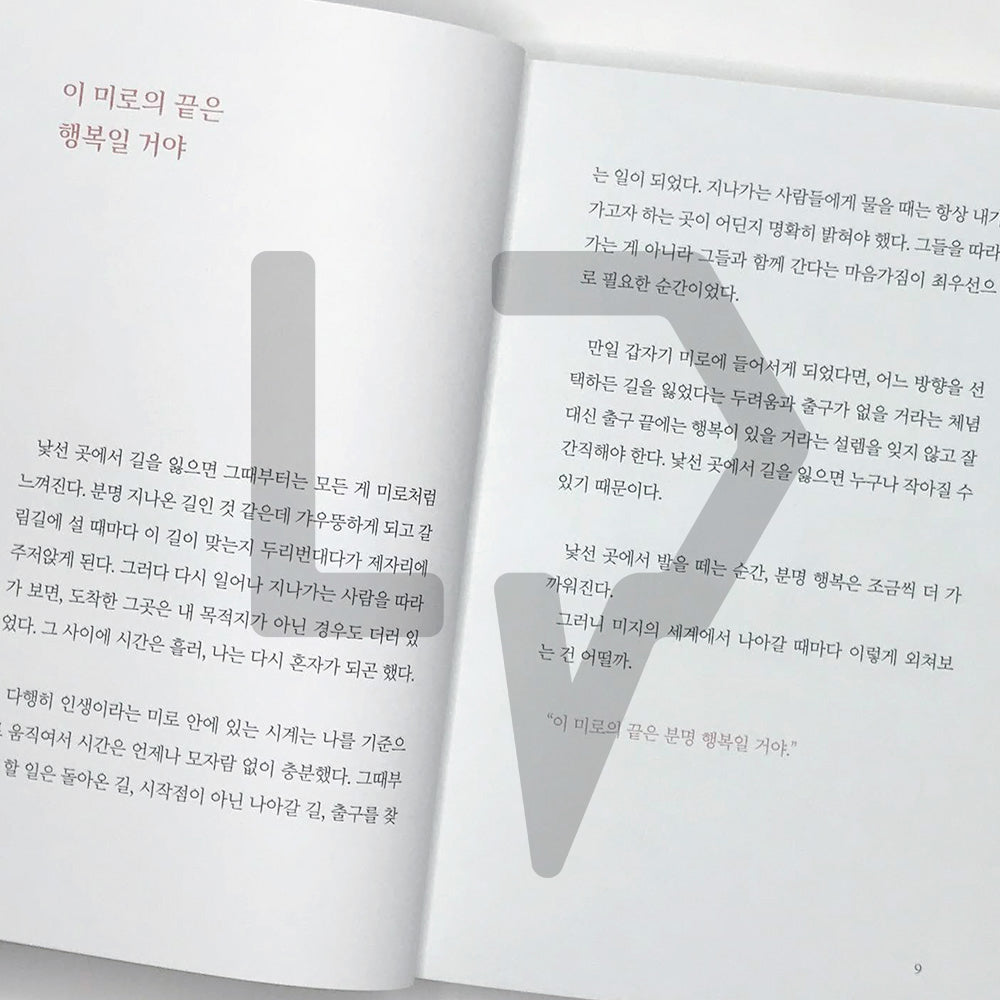 Happiness will be the end of this maze 이 미로의 끝은 행복일 거야 - Life Pattern Korea