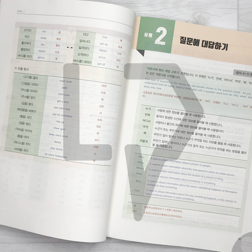 TOPIK 1 Short-term Course 토픽 1 단기완성 (2022) - Life Pattern Korea