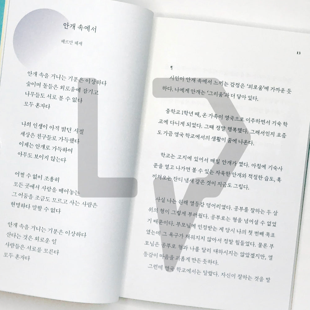 Write your name on the breath of dawn 새벽 입김 위에 네 이름을 쓴다 - Life Pattern Korea