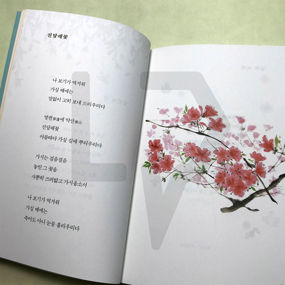 Azalea Flowers by Kim So-Wol 김소월 시집 진달래 꽃 - Life Pattern Korea
