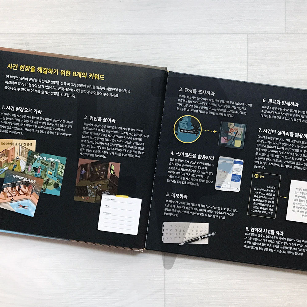 Illustrated Crimes (Crimenes ilustrados) 당신은 사건 현장에 있습니다 - Life Pattern Korea