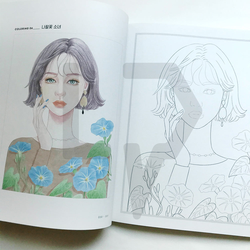 The Moment Coloring Book 소녀의 시간 시즌2 컬러링북 - Life Pattern Korea