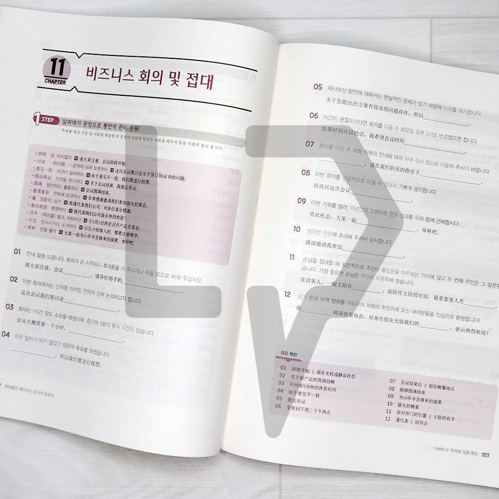 Business Korean-Chinese Interpretation & Translation 비즈니스 중국어 통번역 한중편