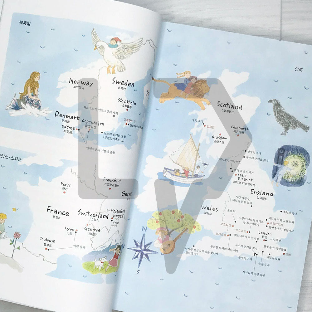 A 40-year journey around the world's masterpiece fairy tales 세계 명작 동화를 둘러싼 40년의 여행 - Life Pattern Korea