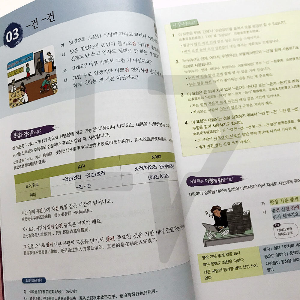 Korean Grammar in Use Advanced (Chinese) - Life Pattern Korea