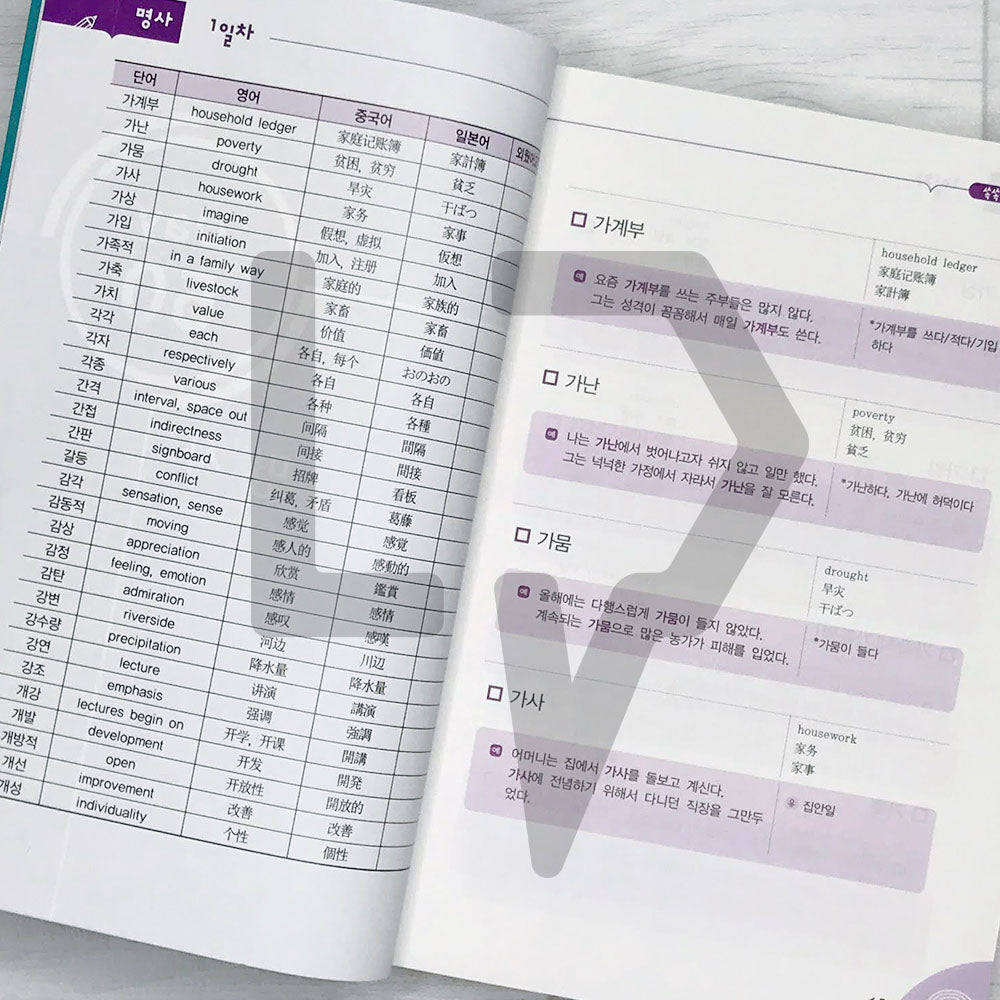 TOPIK Vocabulary in 50 Days Intermediate 쏙쏙 토픽 한국어 어휘 50 중급