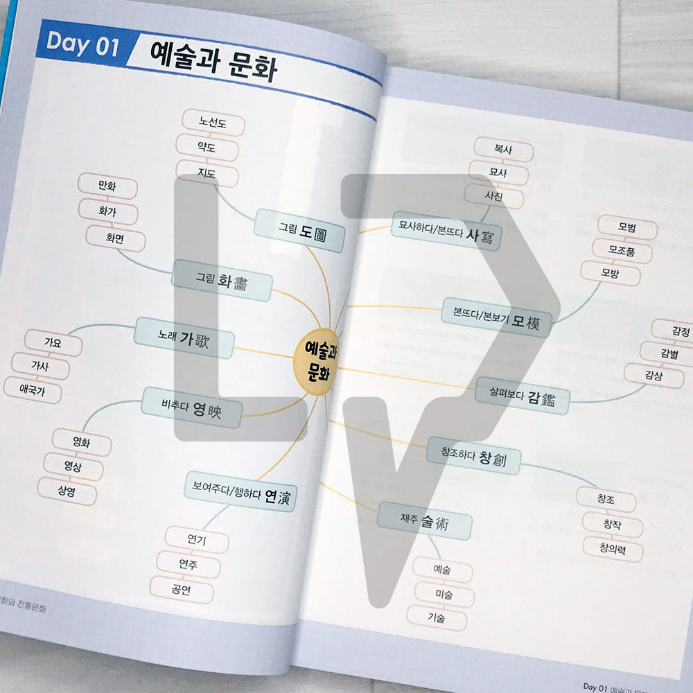 Mind Map Sino-Korean Words 2300 마인드맵으로 배우는 한자어 2300 - Life Pattern Korea