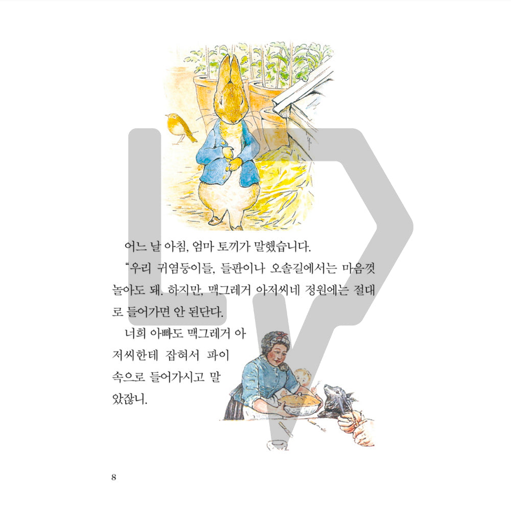 The Tale of Peter Rabbit by Beatrix Potter 피터 래빗 이야기 Vol. 1 - Life Pattern Korea