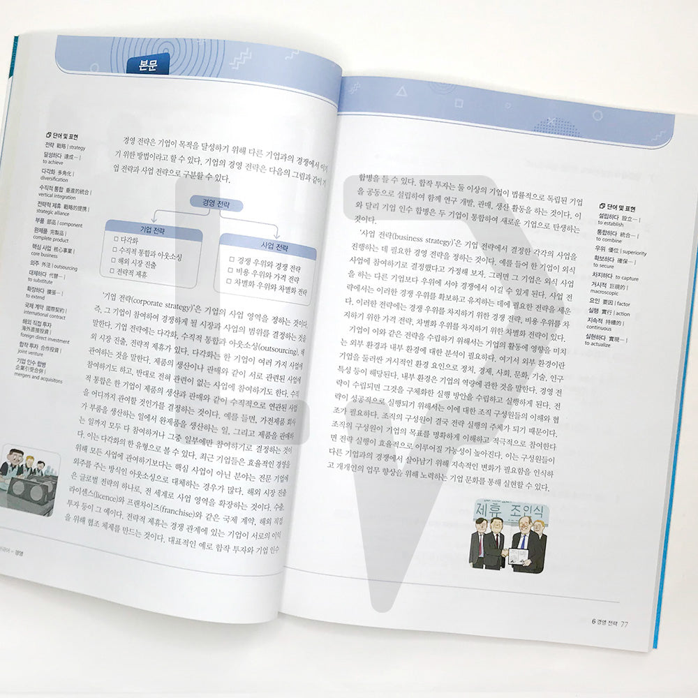 Korean Language for Business Administration Students 전공 한국어 경영 - Life Pattern Korea