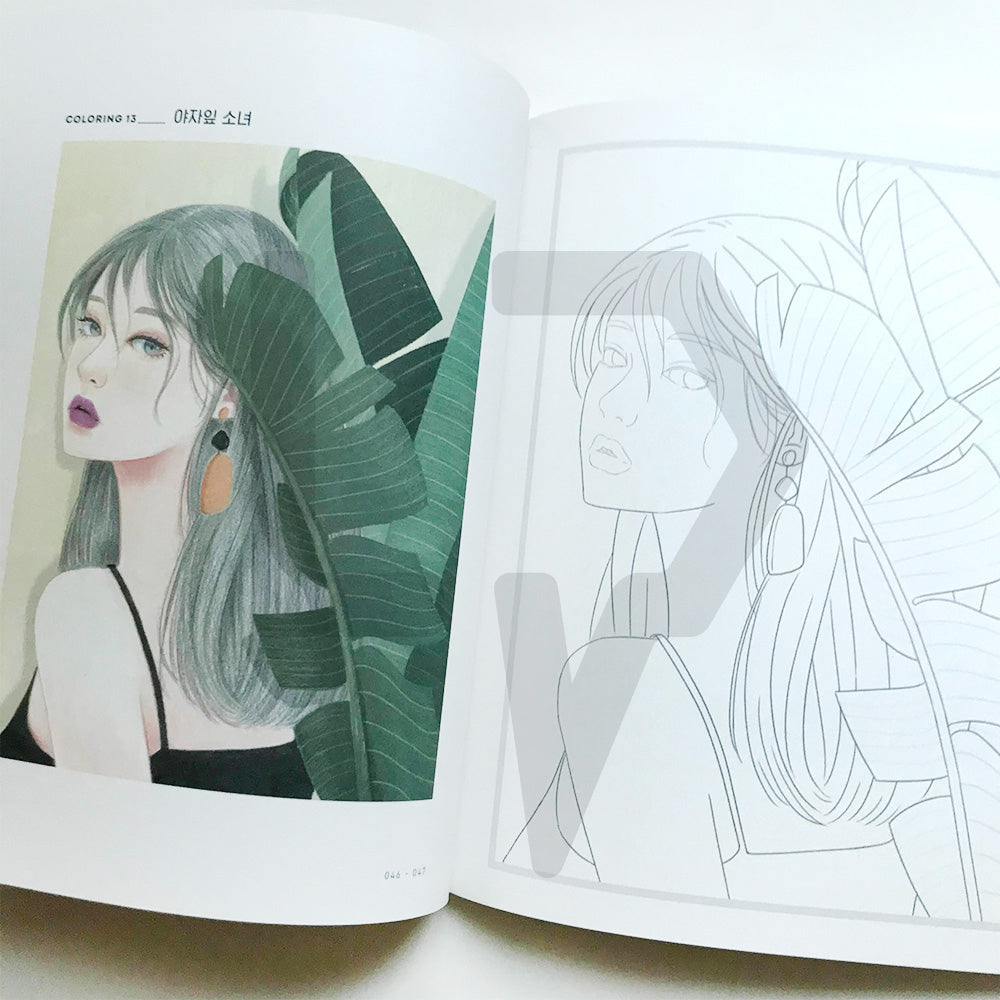 The Moment Coloring Book 소녀의 시간 시즌2 컬러링북 - Life Pattern Korea