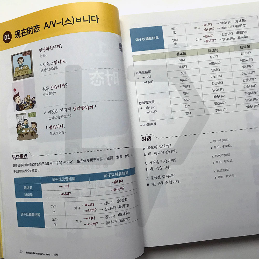 Korean Grammar in Use Beginning (Chinese) - Life Pattern Korea