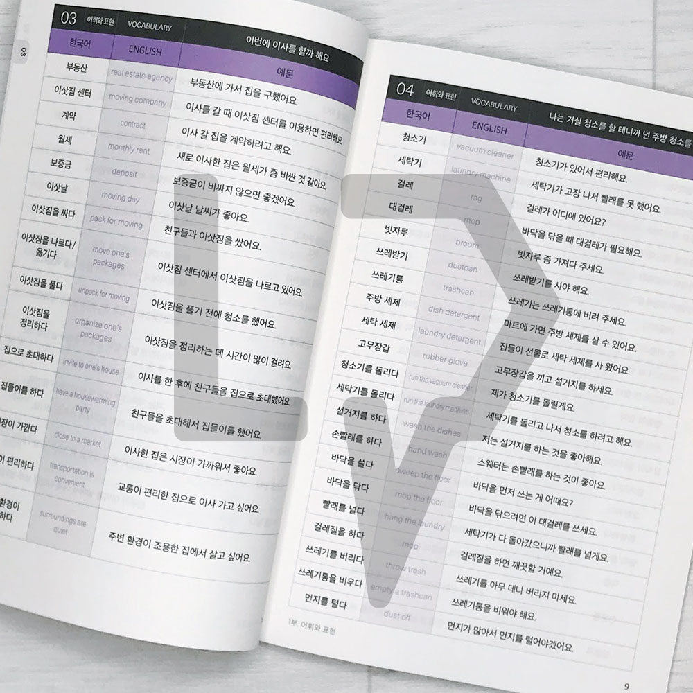 Sejong Korean Vocabulary & Grammar Book 세종한국어 어휘 표현과 문법 3A (2022 Edition)