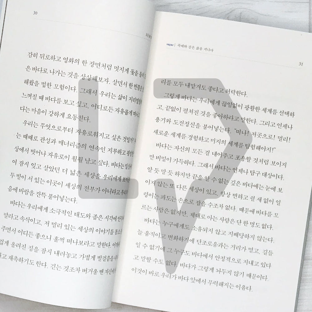 All life flows (Petite philosophie de la Mer) 모든 삶은 흐른다