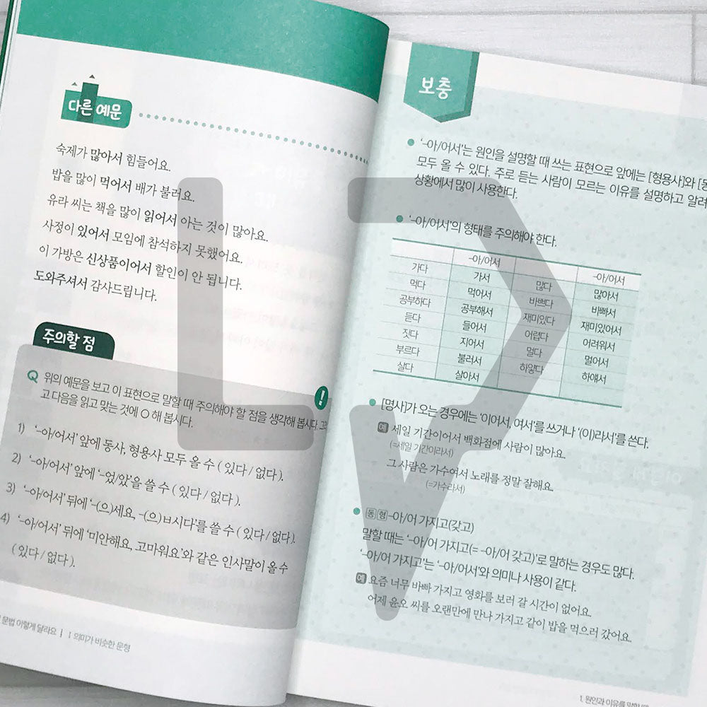 Grammatical Pattern Expressions in Korean 한국어 문법 이렇게 달라요