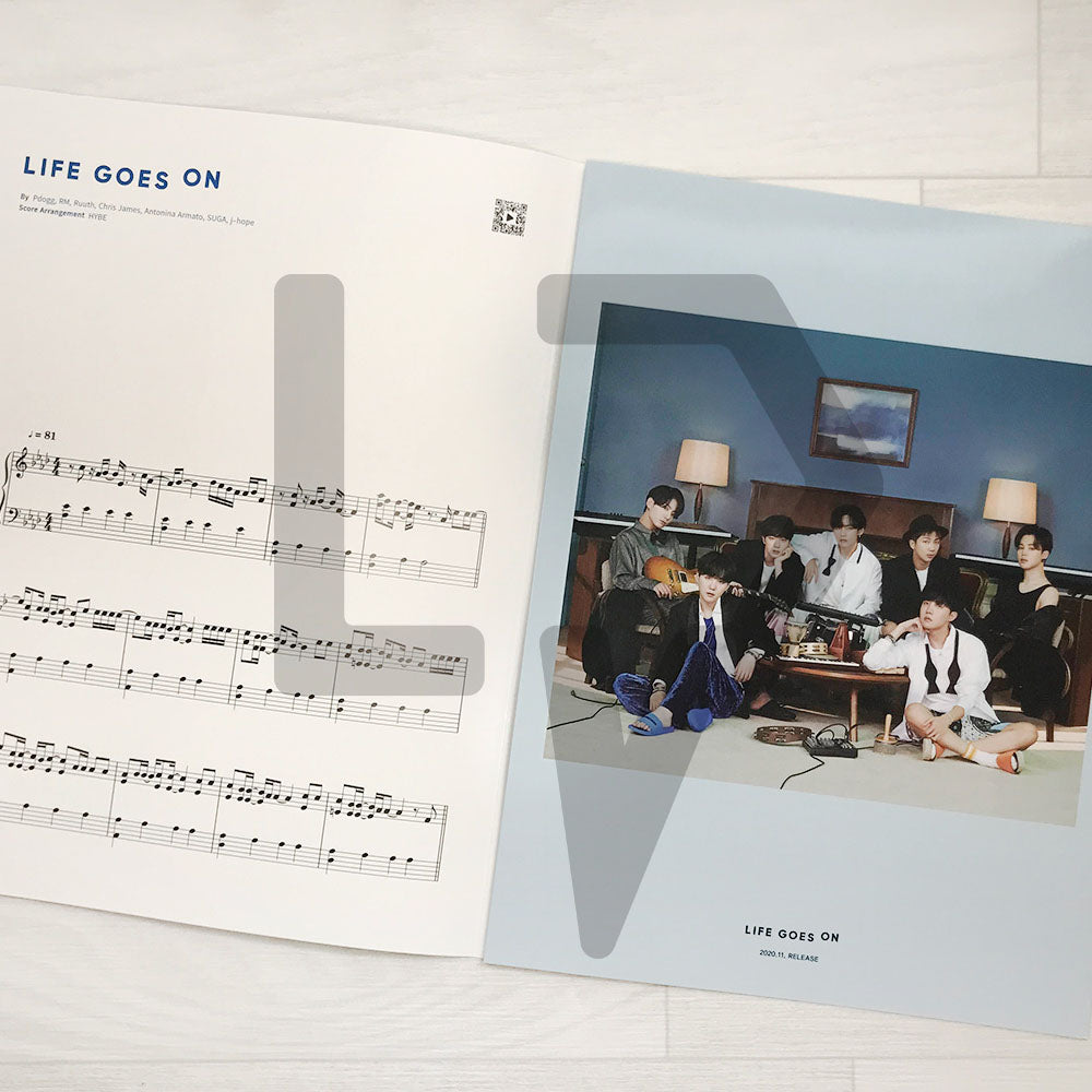 BTS Piano Sheet Music (HYBE Official) - Life Pattern Korea
