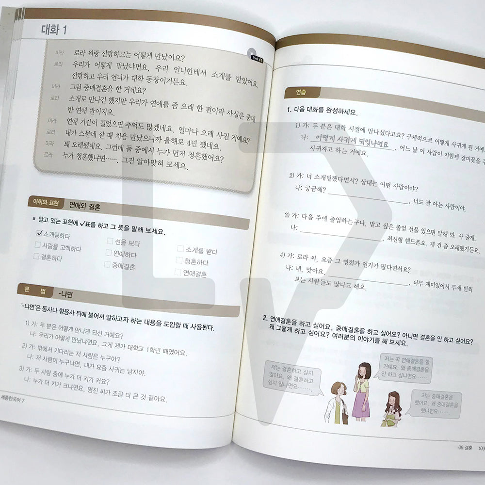 Sejong Korean 세종한국어 Level 7 - Life Pattern Korea