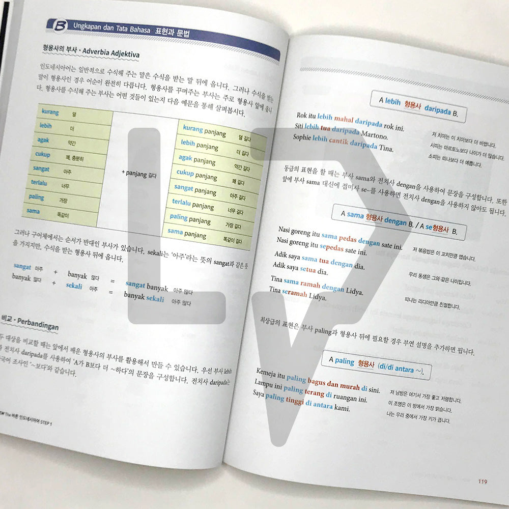New The Right Indonesian Language New The 바른 인도네시아어 Step 1 - Life Pattern Korea