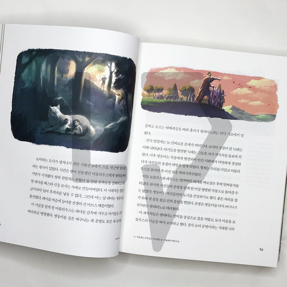 The Illustrated Story of Rome 로마 시티 - Life Pattern Korea
