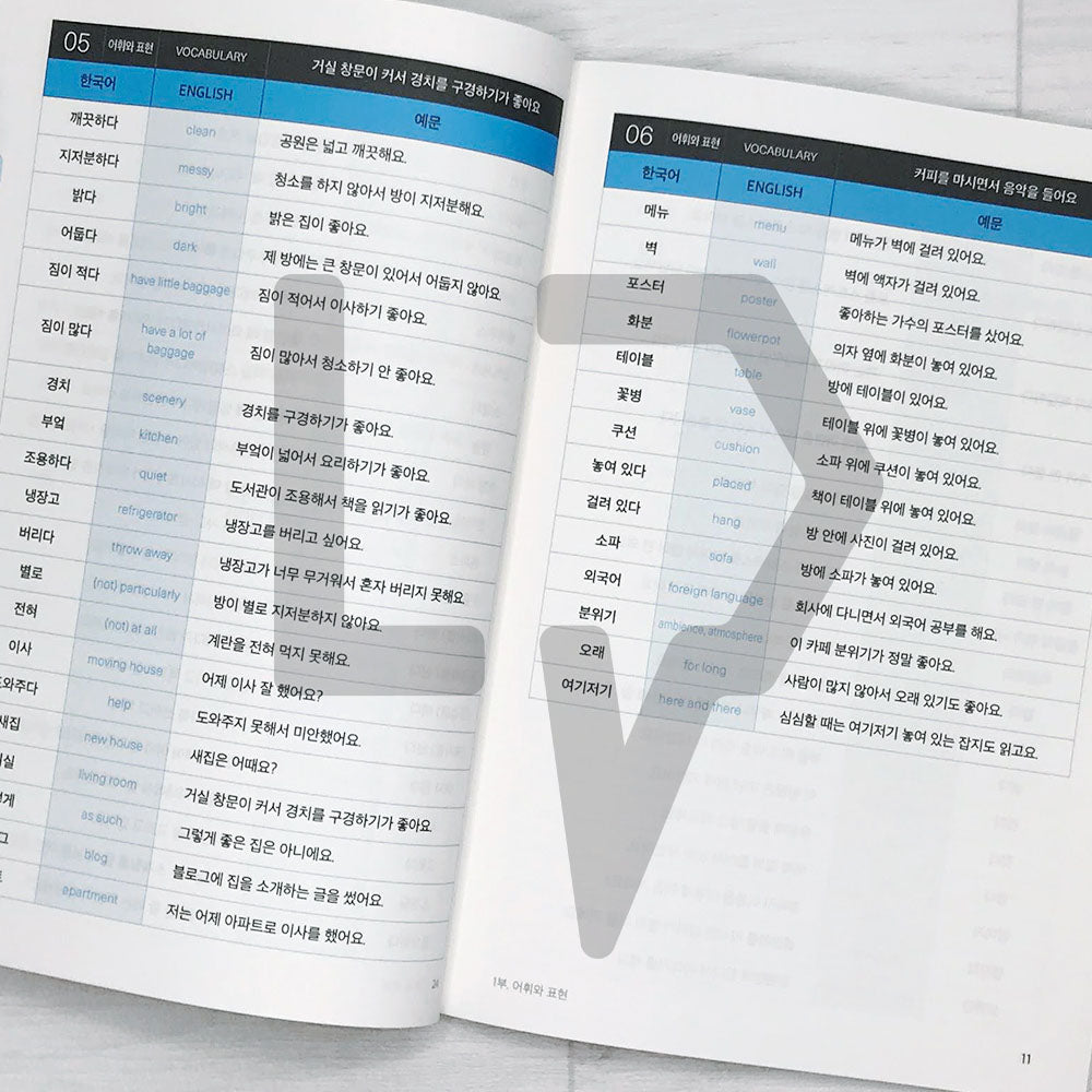 Sejong Korean Vocabulary & Grammar Book 세종한국어 어휘 표현과 문법 2A (2022 Edition)