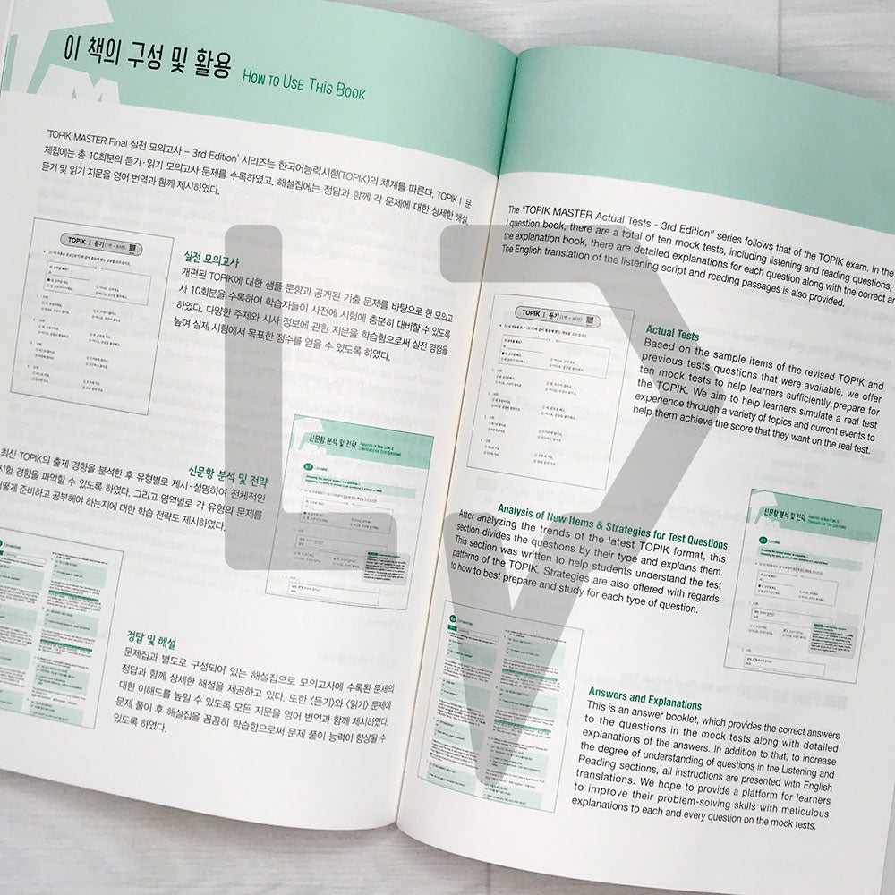 TOPIK Master Final Actual Tests - TOPIK 1 Basic (3rd Edition) - Life Pattern Korea