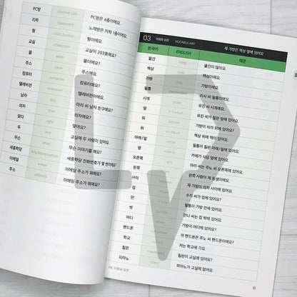 Sejong Korean Vocabulary & Grammar Book 세종한국어 어휘 표현과 문법 1A (2022 Edition)