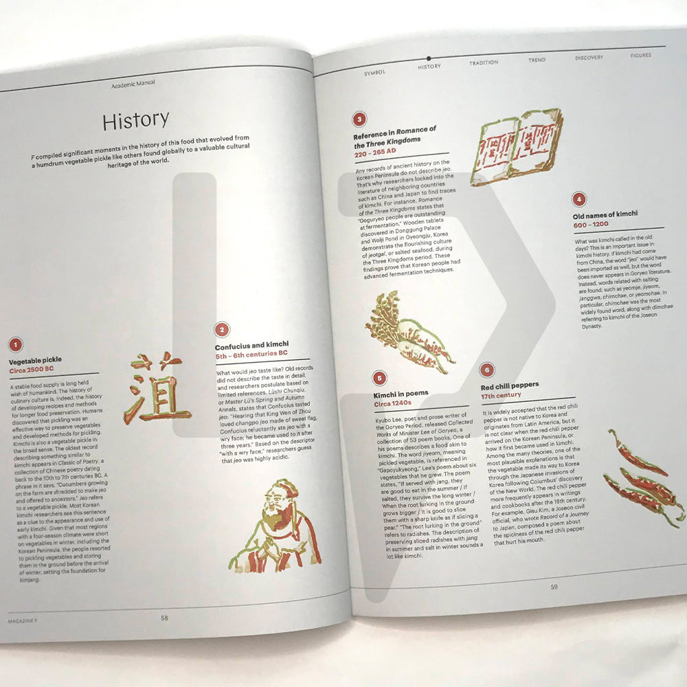 Magazine F Kimchi - Life Pattern Korea