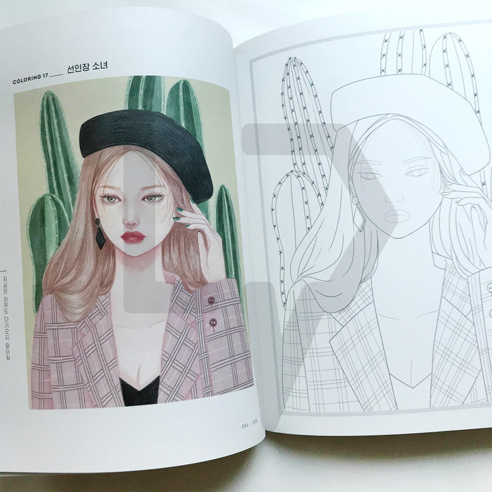 The Moment Coloring Book 소녀의 시간 시즌2 컬러링북 - Life Pattern Korea