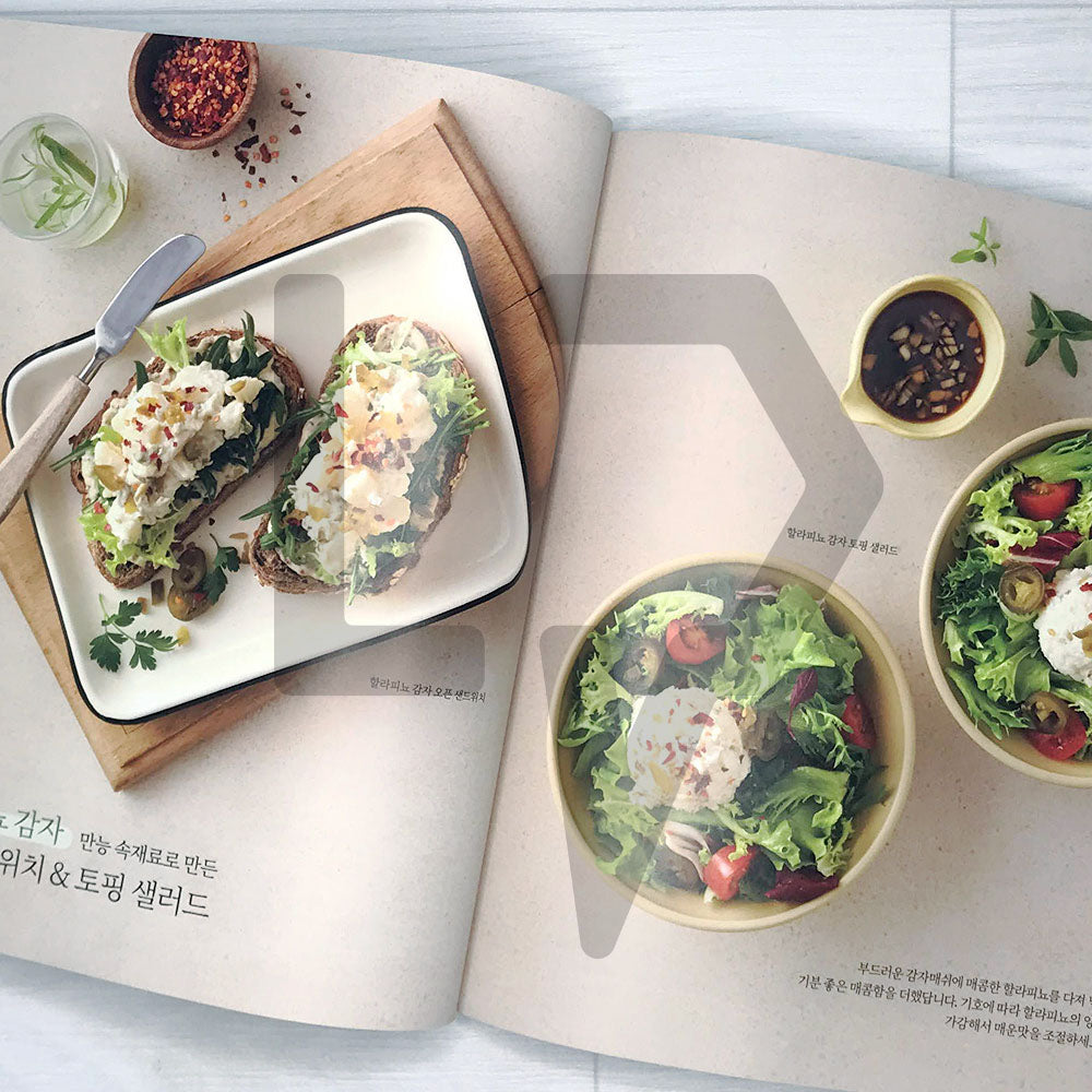 Open Sandwich & Salad Topping Recipes for Everyday 매일 만들어 먹고 싶은 오픈 샌드위치 토핑 샐러드