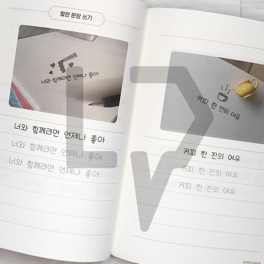 Ddoddan’s Korean Handwriting 또딴체 손글씨 - Life Pattern Korea