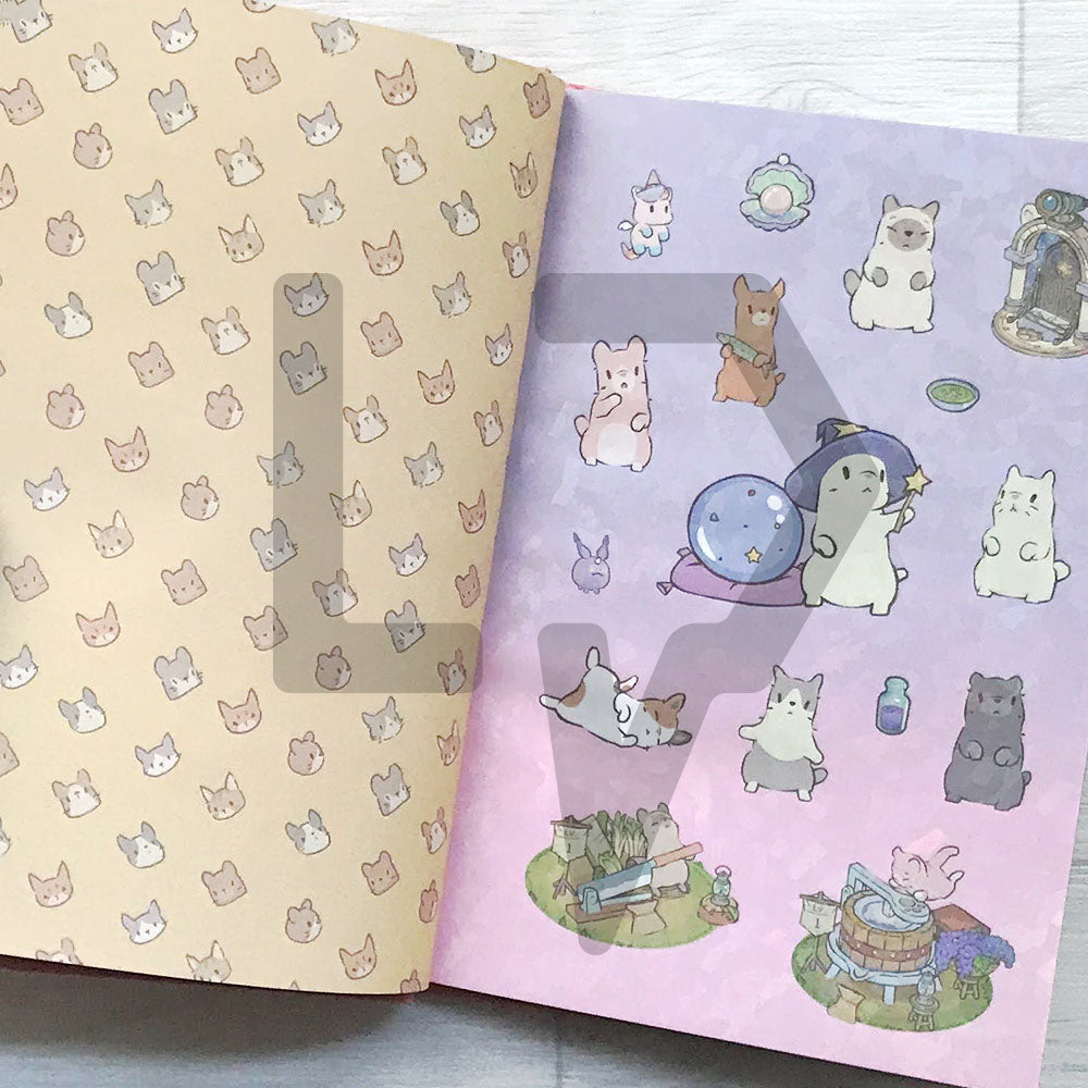 Cats & Soup Sticker Book 고양이와 스프 스티커북
