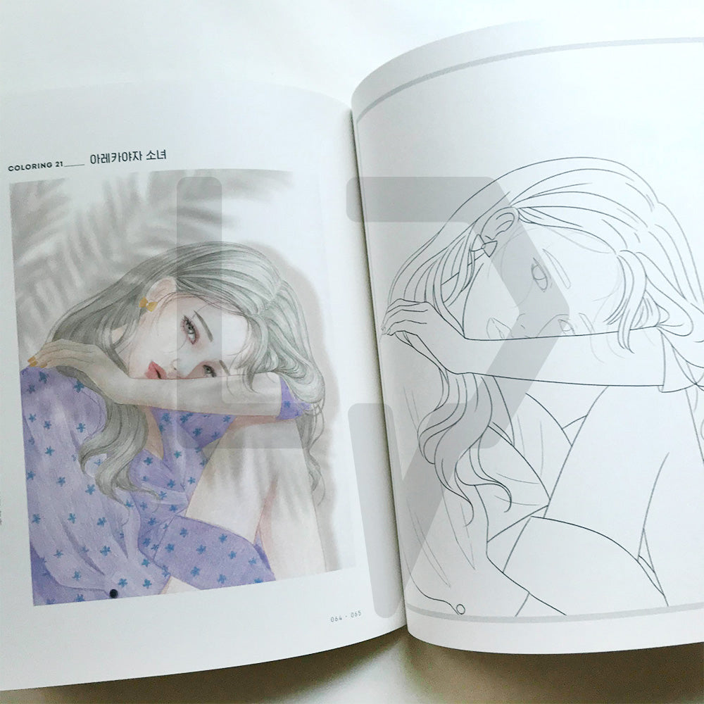 The Moment Coloring Book 소녀의 시간 시즌2 컬러링북 - Life Pattern Korea