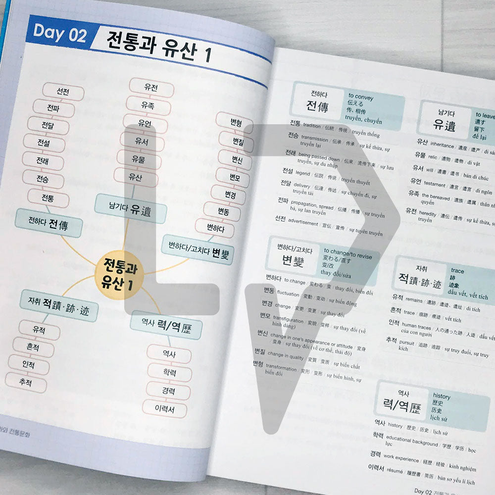 Mind Map Sino-Korean Words 2300 마인드맵으로 배우는 한자어 2300 - Life Pattern Korea