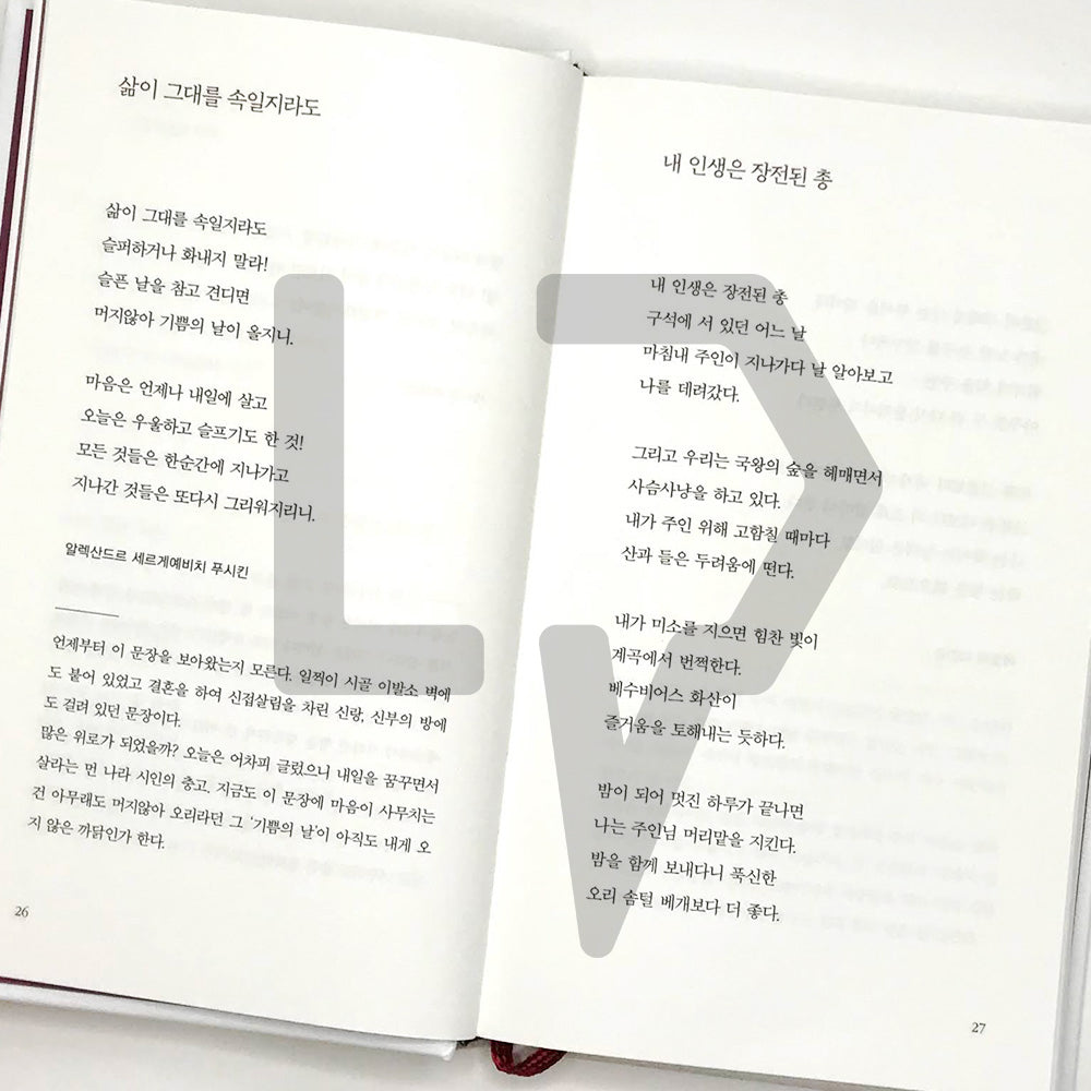 Poetry brings love 시가 사랑을 데리고 온다