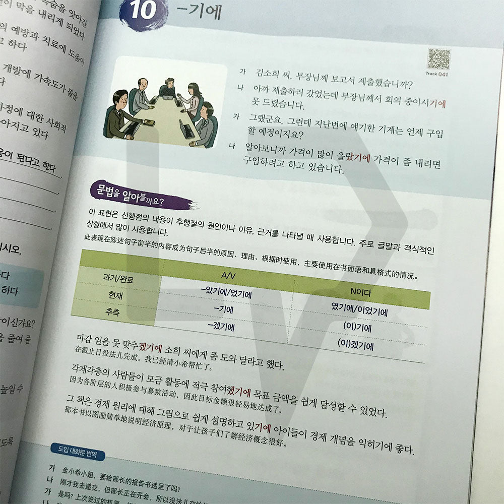 Korean Grammar in Use Advanced (Chinese) - Life Pattern Korea