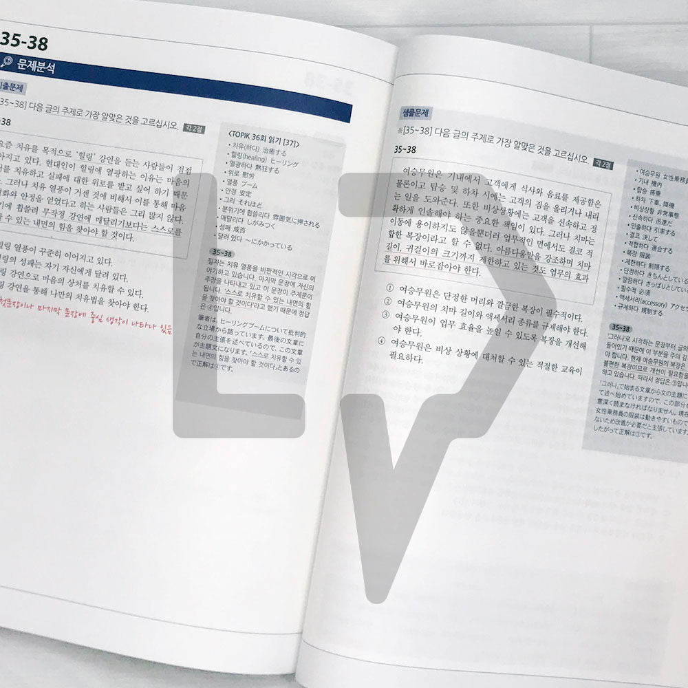 Korean Language Bank TOPIK 2: OK with this one book 한국어뱅크 토픽 2 한 권이면 OK (Japanese) - Life Pattern Korea