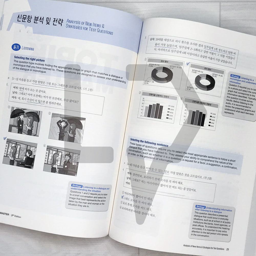 TOPIK Master Final Actual Tests - TOPIK 2 Intermediate-Advanced (3rd Edition) - Life Pattern Korea