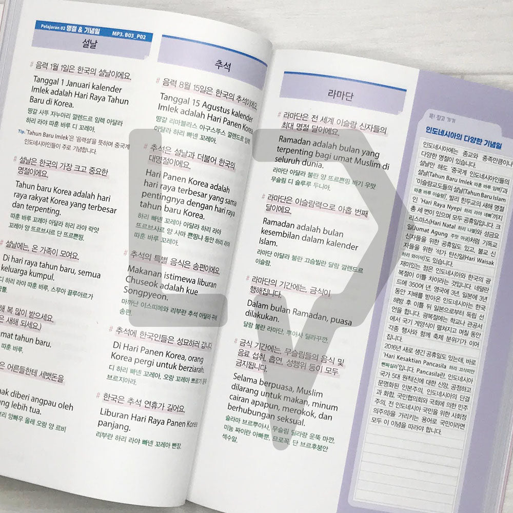 New Legend Korean-Indonesian Conversation Dictionary: Kamus Percakapan Bahasa Indonesia NEW λ μ λ μΈλλ€μμμ΄ ννμ¬μ - Life Pattern Korea
