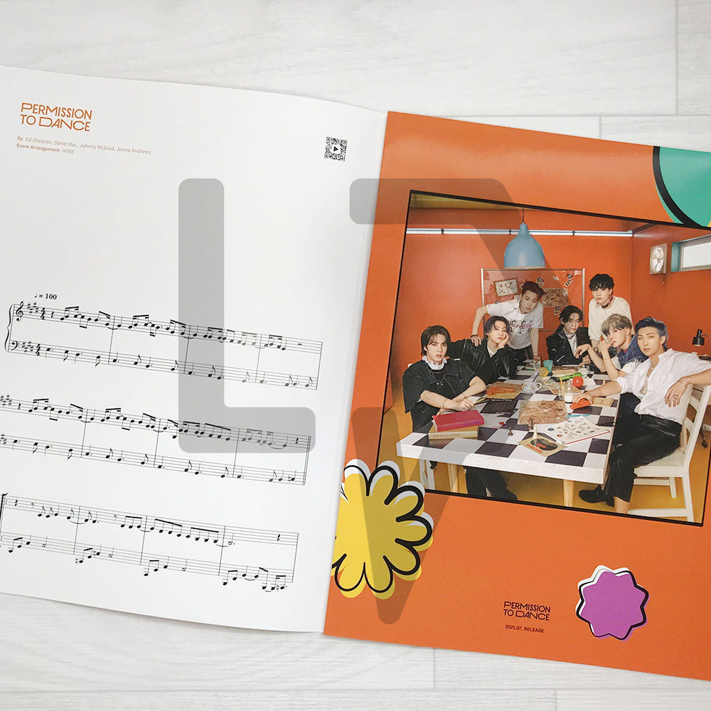 BTS Piano Sheet Music (HYBE Official) - Life Pattern Korea