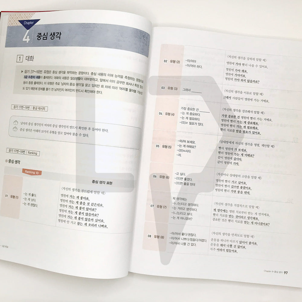 TOPIK 2 Pass Recipe 토픽 2 합격레시피 - Life Pattern Korea