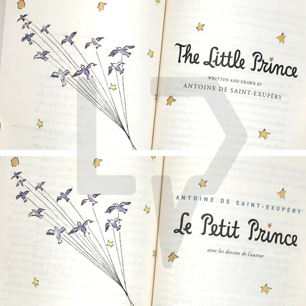 The Little Prince (KO+EN+FR) 어린 왕자 1943 First Edition Design - Life Pattern Korea