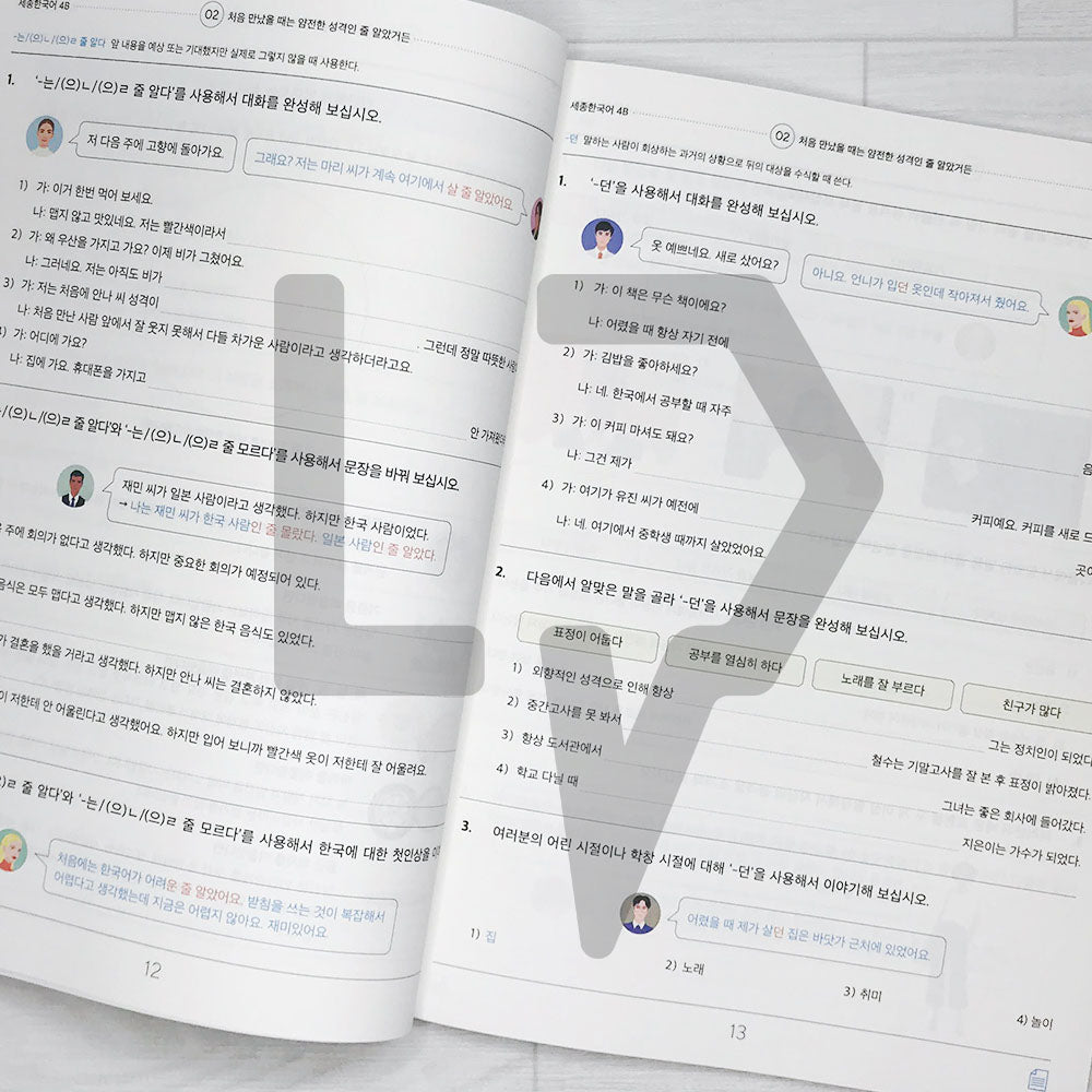 Sejong Korean Extension Activity Book 세종한국어 더하기 활동 4B (2022 Edition)